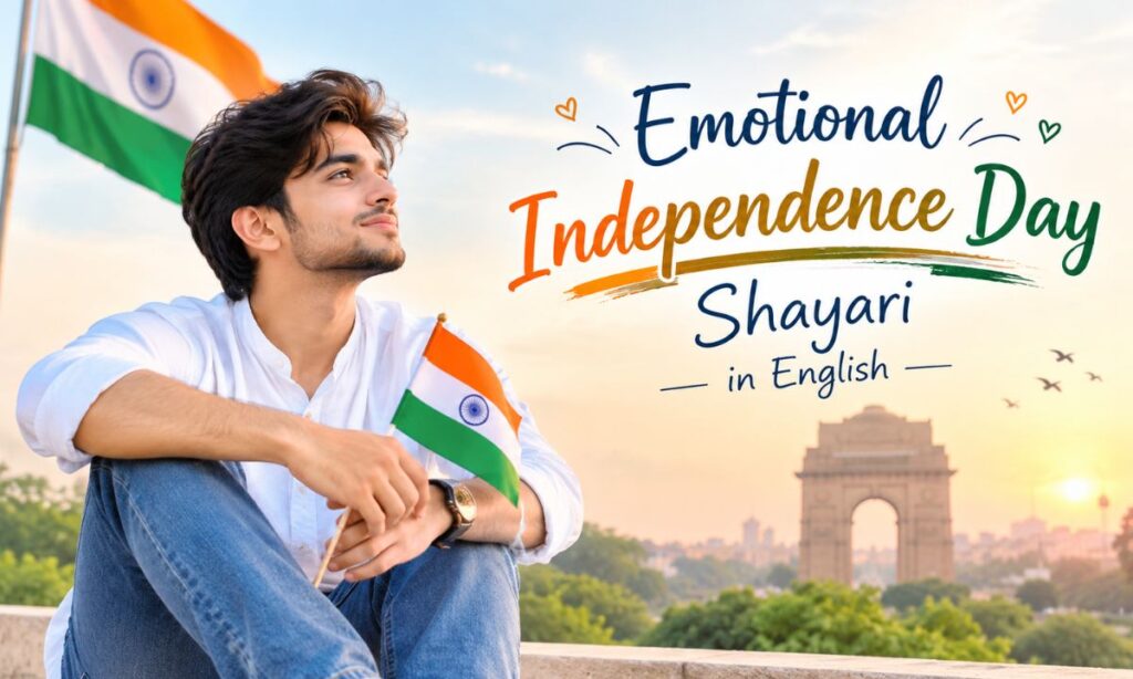 Emotional Independence Day Shayari in English