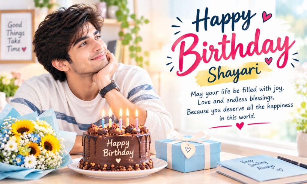 Happy Birthday Shayari English Text