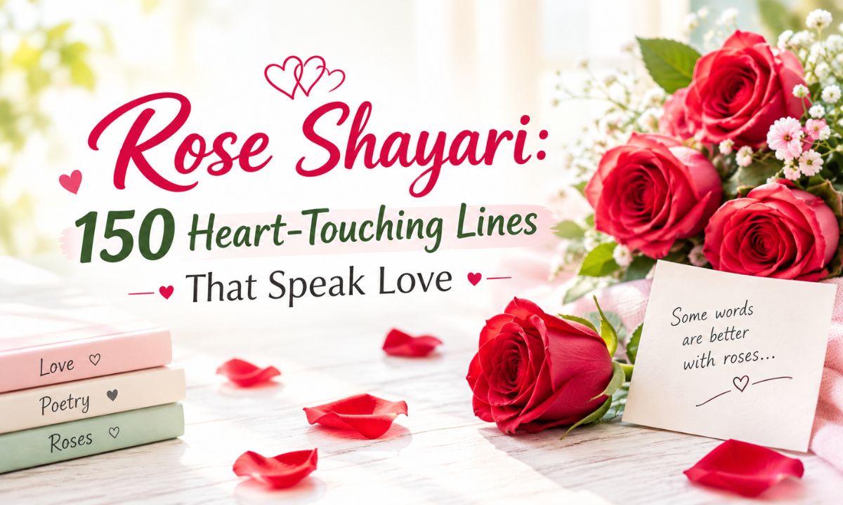 Rose Shayari 150 Heart-Touching Lines That Speak Love