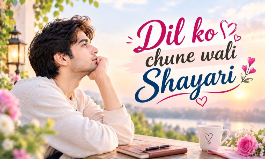 dil ko chune wali shayari